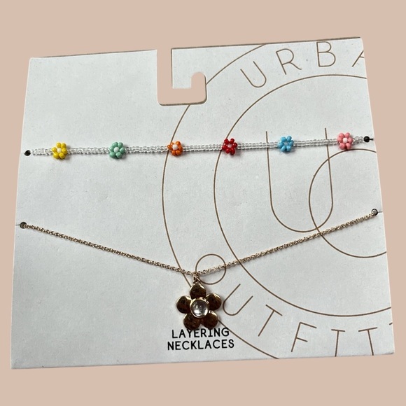 NWT Urban Outfitters Women's Lot of 3 Necklace, Rings, Earrings Jewelry - Picture 5 of 6